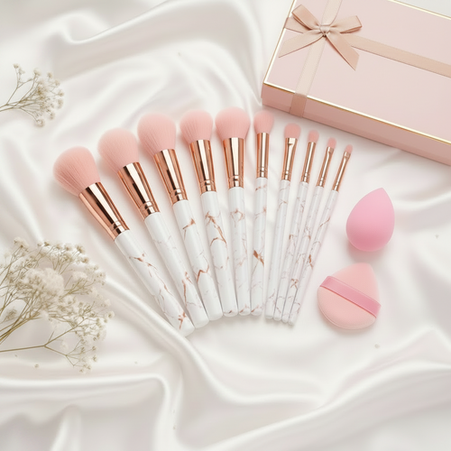 12-Piece Luxury Makeup Brush Collection