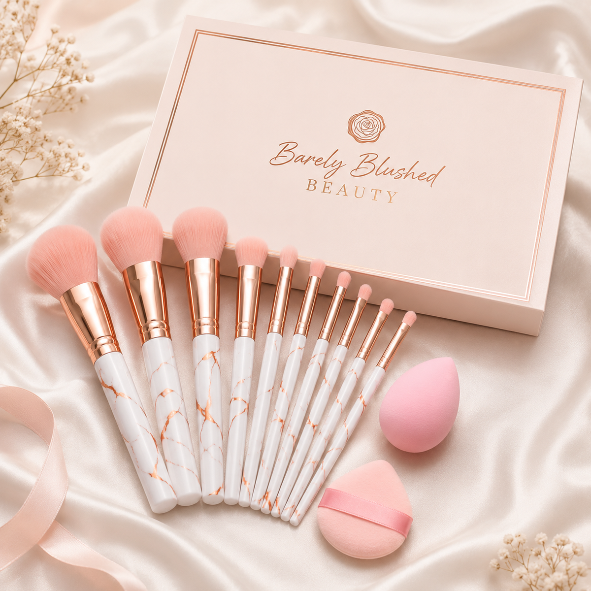12-Piece Luxury Makeup Brush Collection