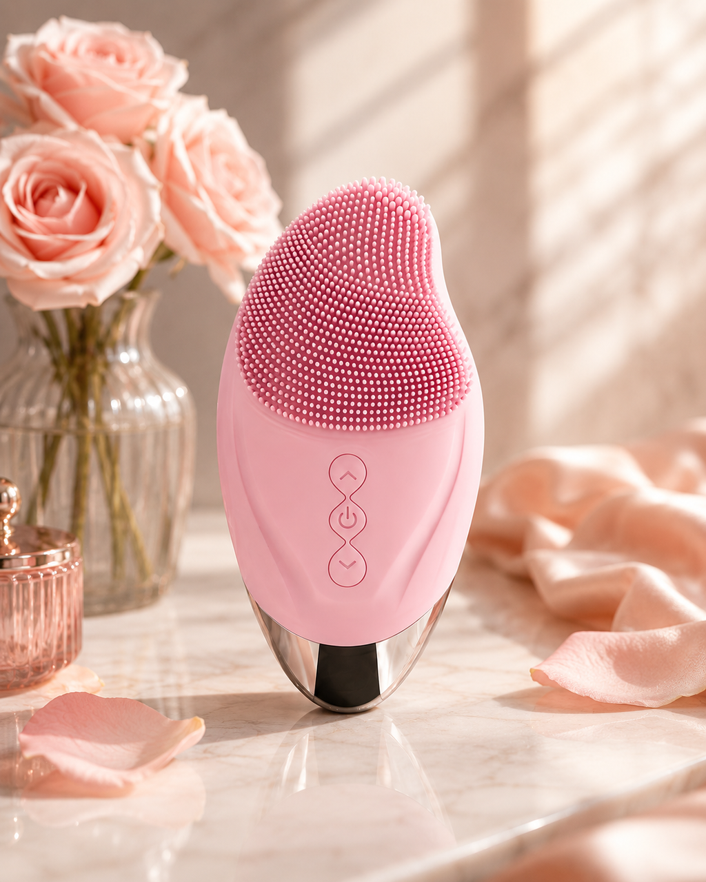 Electric Silicone Facial Cleansing Brush