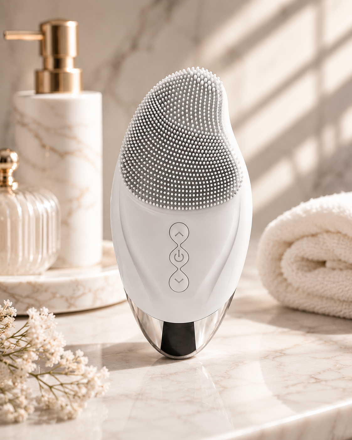 Electric Silicone Facial Cleansing Brush