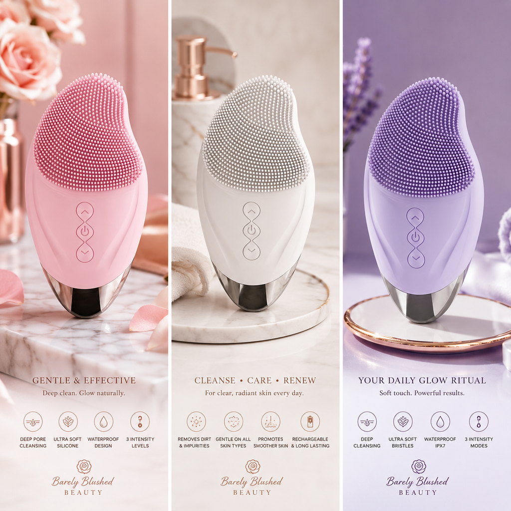 Electric Silicone Facial Cleansing Brush