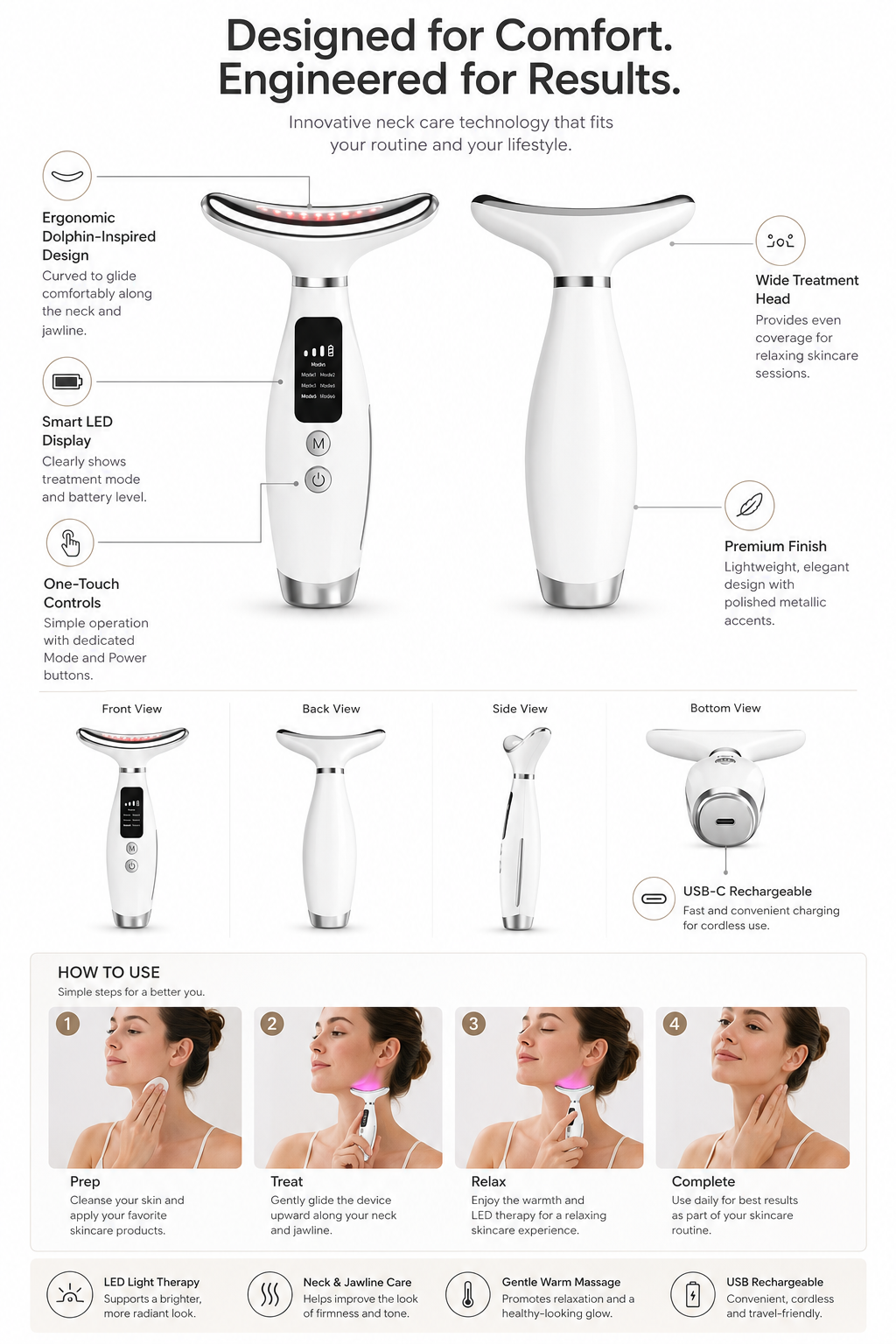 LumiLift Pro Neck & Face Sculpting Device