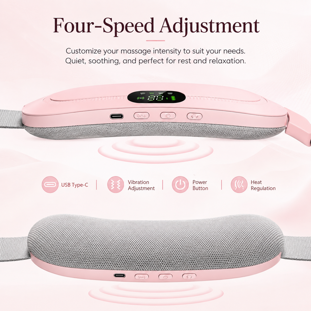 LumaHeat Wireless Heat & Massage Comfort Belt