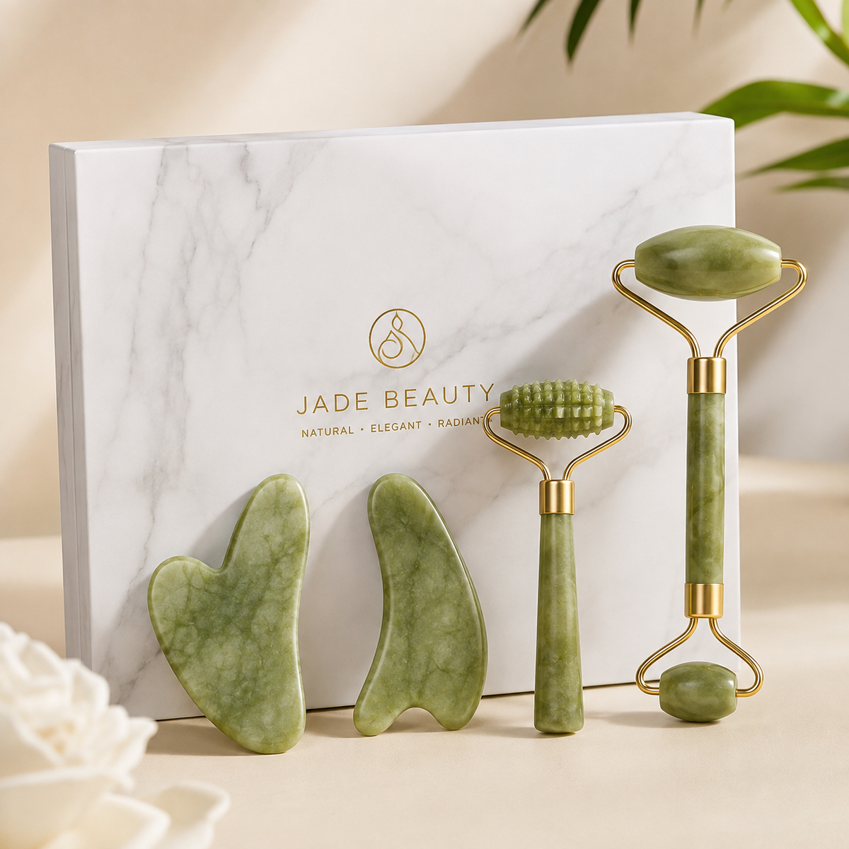 JadeGlow™ Facial Sculpting & Massage Set
