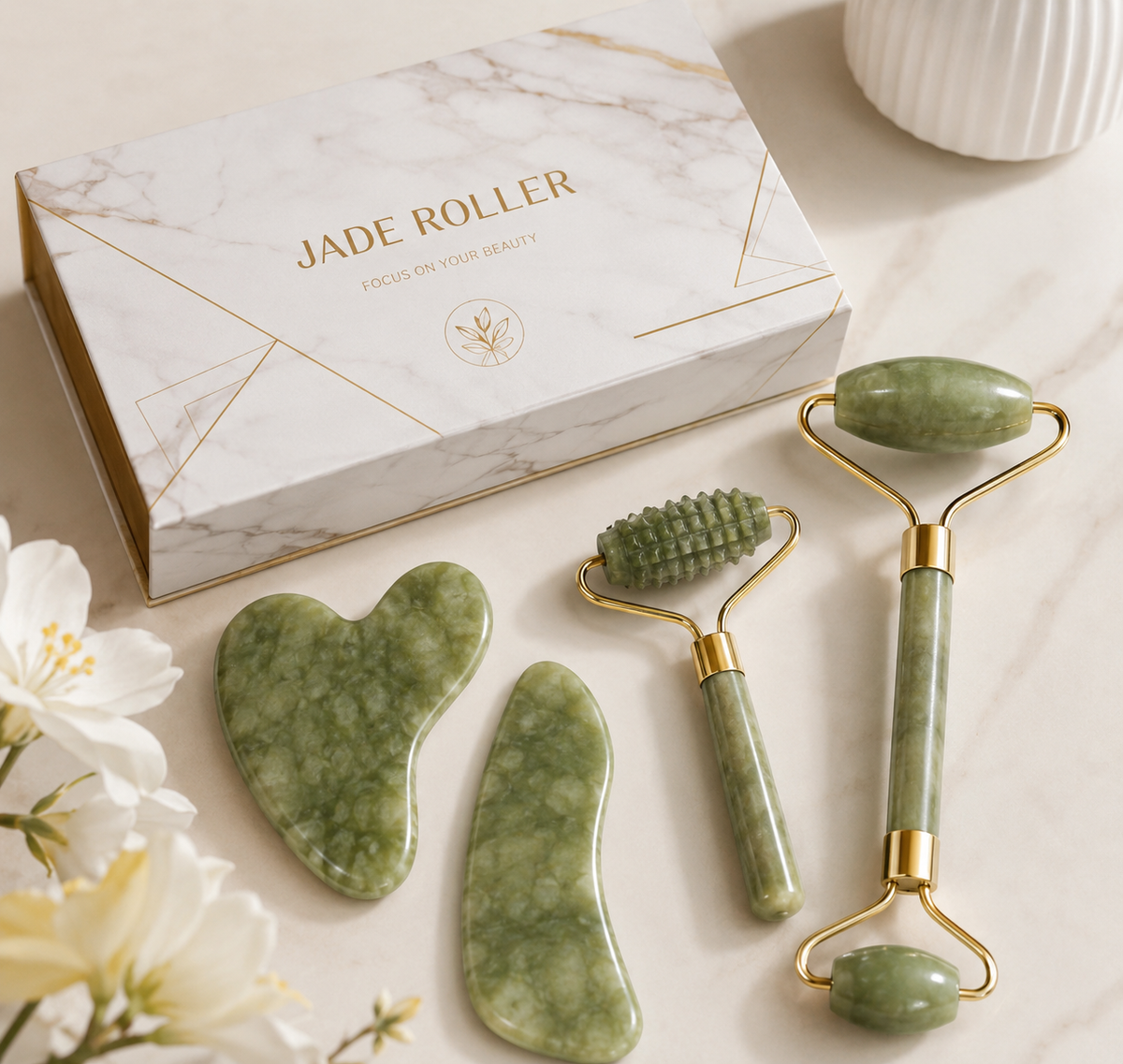 JadeGlow™ Facial Sculpting & Massage Set